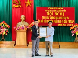 Hội thảo Trao giấy chứng nhận VietGAP và kết nối tiêu thụ sản phẩm rau củ quả VietGAP tại HTX KD DV Nông nghiệp - Diêm nghiệp xã Quỳnh Minh, huyện Quỳnh Lưu