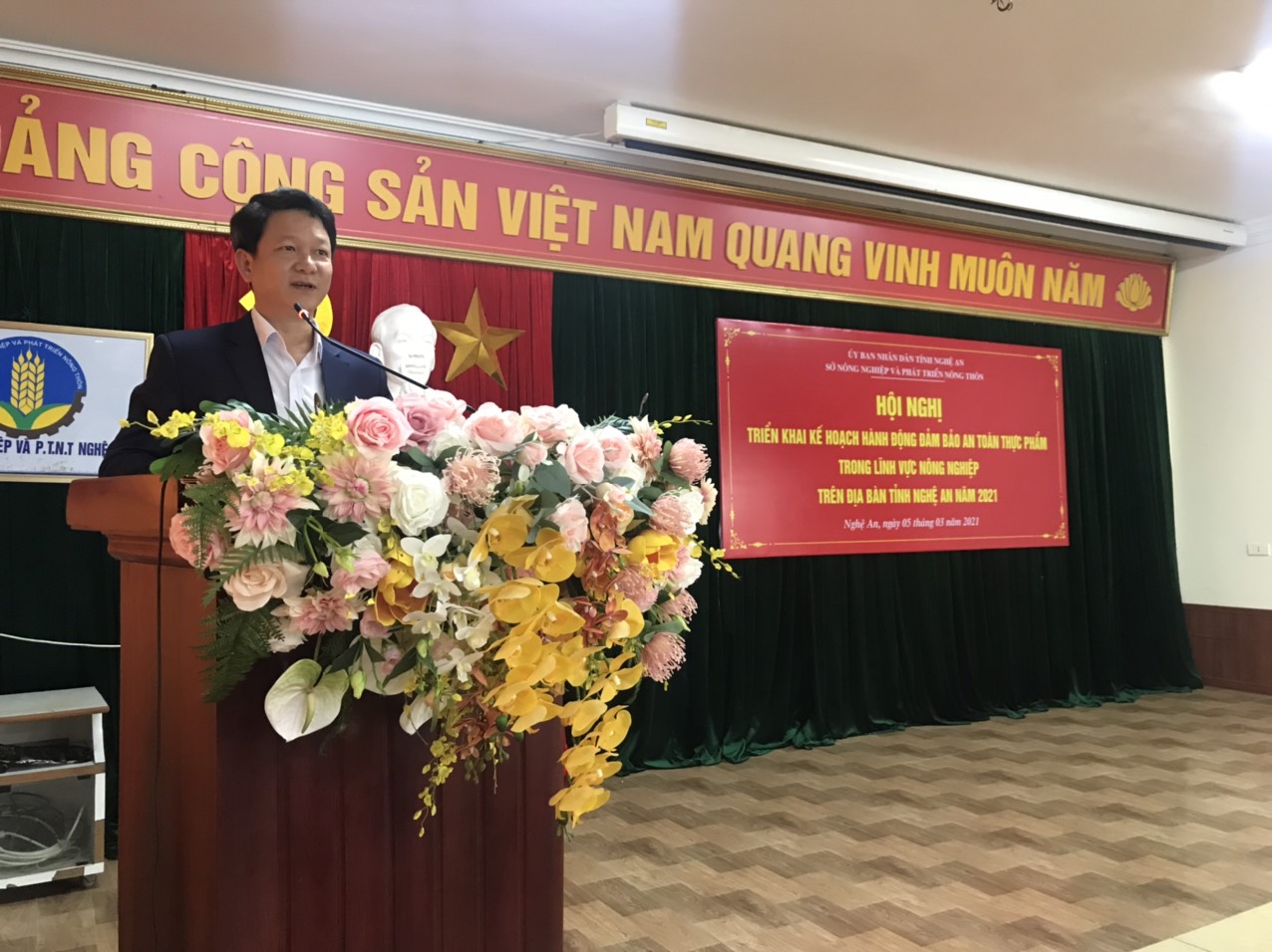 Hội nghị triển khai Kế hoạch hành động đảm bảo an toàn thực phẩm trong lĩnh vực nông nghiệp trên địa bàn tỉnh Nghệ An năm 2021
