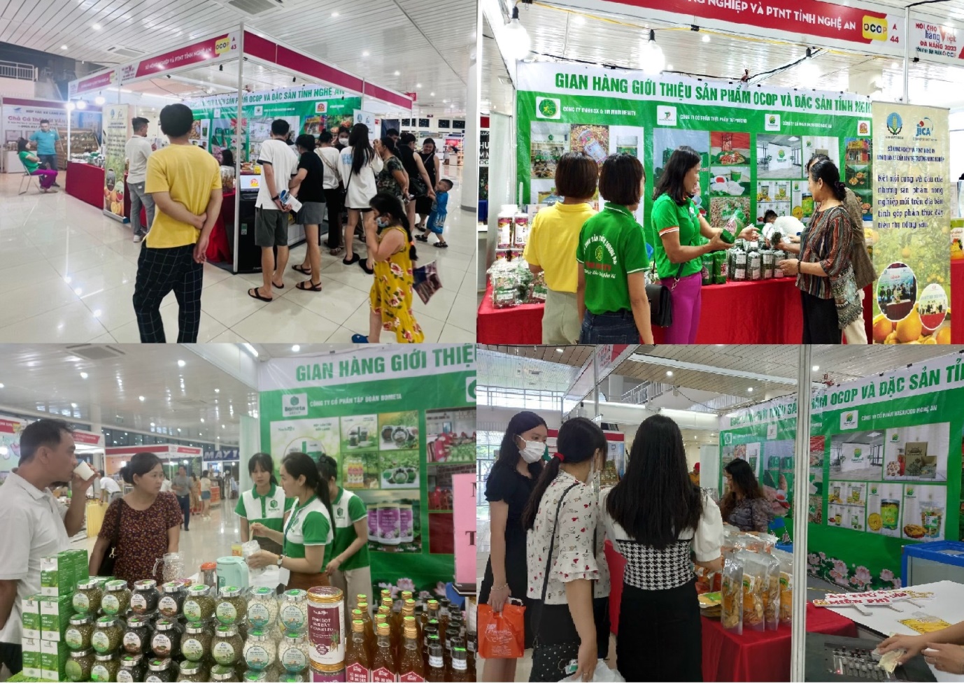 Các sản phẩm OCOP Nghệ An tham gia Hội chợ hàng Việt Đà Nẵng 2023