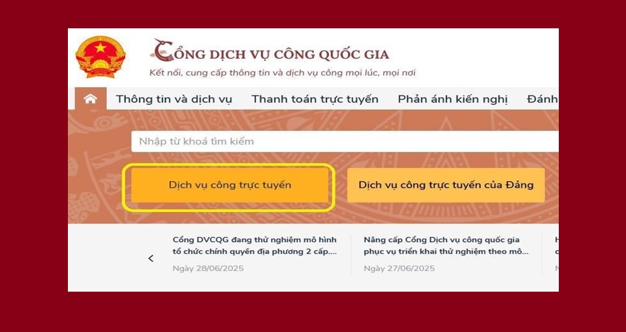 HƯỚNG DẪN NỘP HỒ SƠ (TTHC) ONLINE MỚI NHẤT 2025